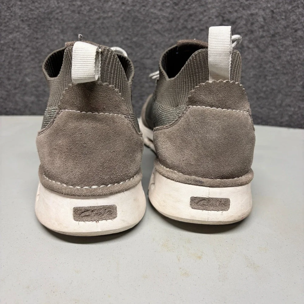 Clarks nature‎ X Mens 12 Gray Suede Trim Walking Sneakers